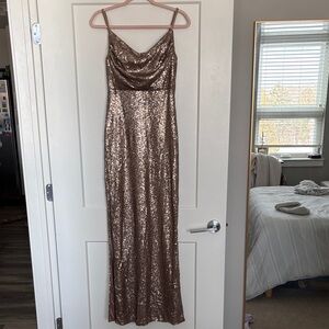 Elegant Sequin Gown
